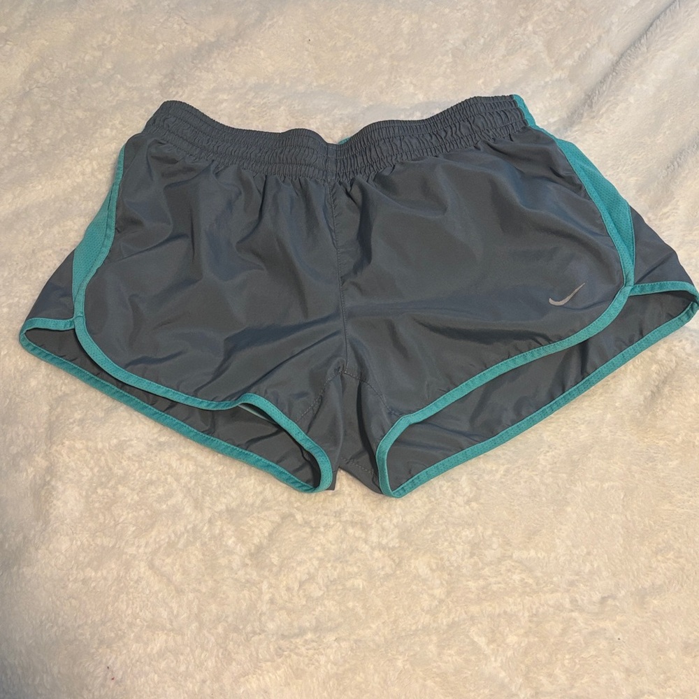 Nike Women's Athletic Dri Fit Running Shorts with Built In Size Medium